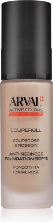 Actual product image Arval Couperoll Anti-Redness Foundation Spf 15