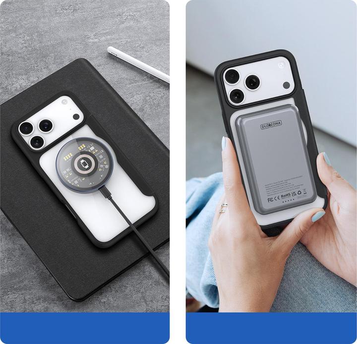 Produktbild Dux Ducis Skin X Pro Hülle für iPhone 17 Pro Max mit Wallet, MagSafe kompatibel - Schwarz (Apple iPhone 17 Pro Max)