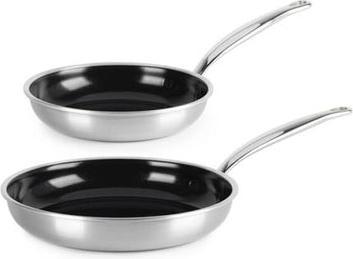 Produktbild Greenpan Premire set koekenpannen met keramische antikleeflaag 20/28cm (28 cm, Edelstahl)