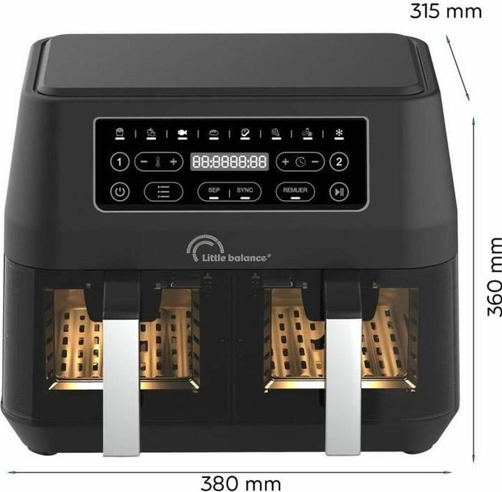Produktbild Little Balance Heissluftfritteuse 8765 2460 w 9 L