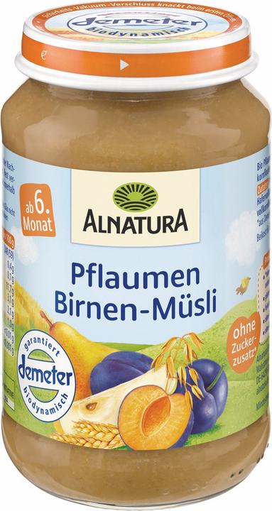 Alnatura Obst 190g, Pflau.Birne,Müsli (190 g)
