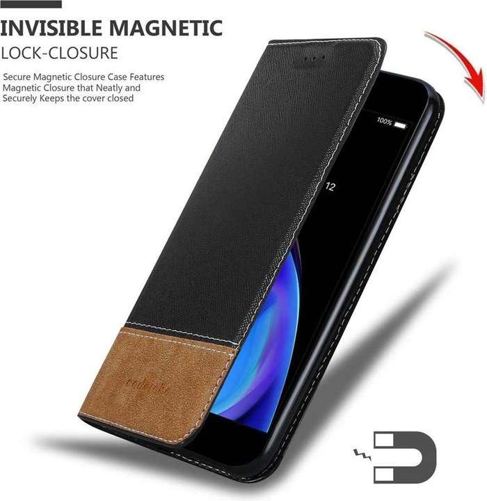 Actual product image Cadorabo Book X Wallet Cover (Apple iPhone 7 Plus)