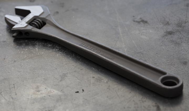 Produktbild Bahco Rollgabelschlüssel mit Zentralmutter, phosphatiert, 305 mm (34 mm)