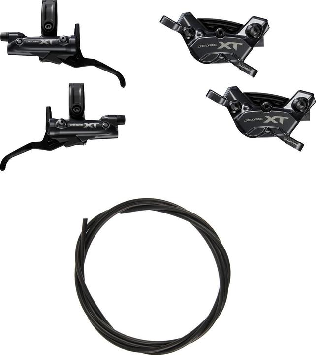 Produktbild Shimano XT BR-M8220 mit BL-M8200 Upgrade Kit (Vorne + Hinten, Bremsset, 4)