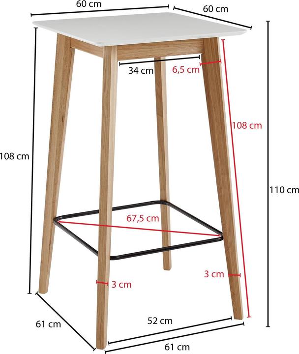 Actual product image Wohnling Bahus (Ø 60 x 110 cm)