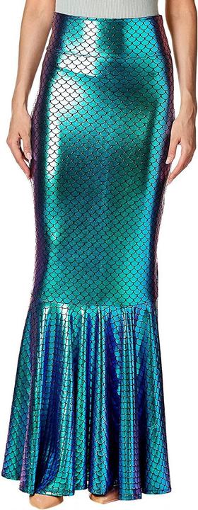 Produktbild Forplay Meerjungfrau Glitzerrock blau - Faschingskostüm (L, M)