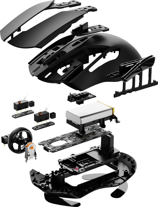 Productafbeelding Rapoo V20PRO 4K+8K WL GAMING MUIS SW (Bedraad, Draadloze)