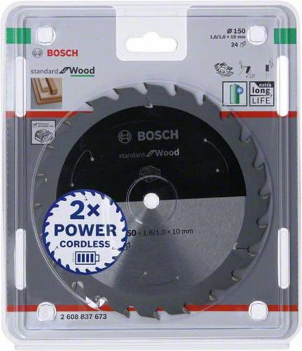 Produktbild Bosch Professional Zubehör PRO Wood cordless Kreissägeblatt, 150 x 1,6 x 10 mm