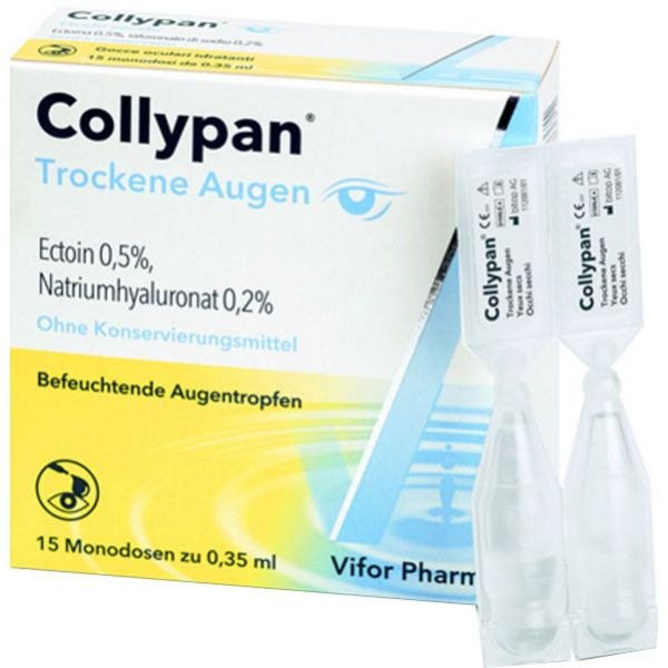 Produktbild Collypan Trockene Augen Monodosis (0.35 ml, 15 Stück)