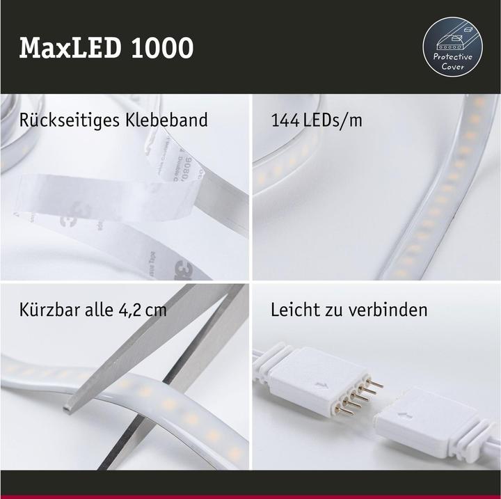 Image du produit Paulmann MaxLED 1000 Stripe (Blanc froid, 250 cm, Intérieur)