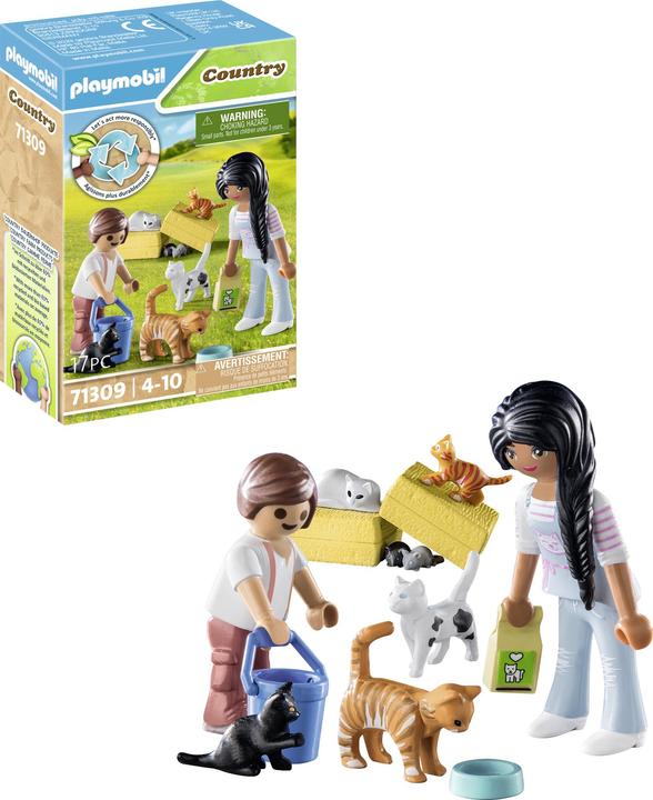 Produktbild Playmobil Katzenfamilie (71309, Playmobil Country)