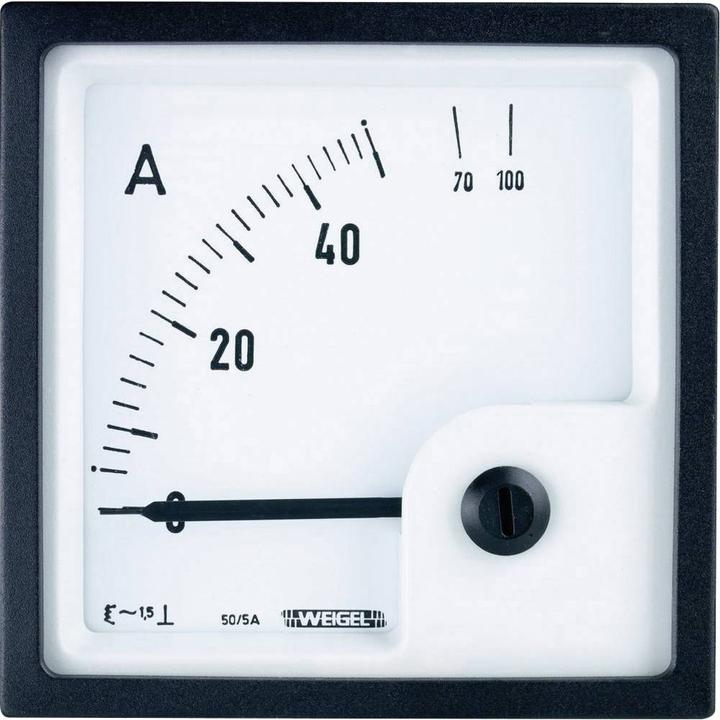 Actual product image Weigel Analog panel meter Panel meter with moving iron movement