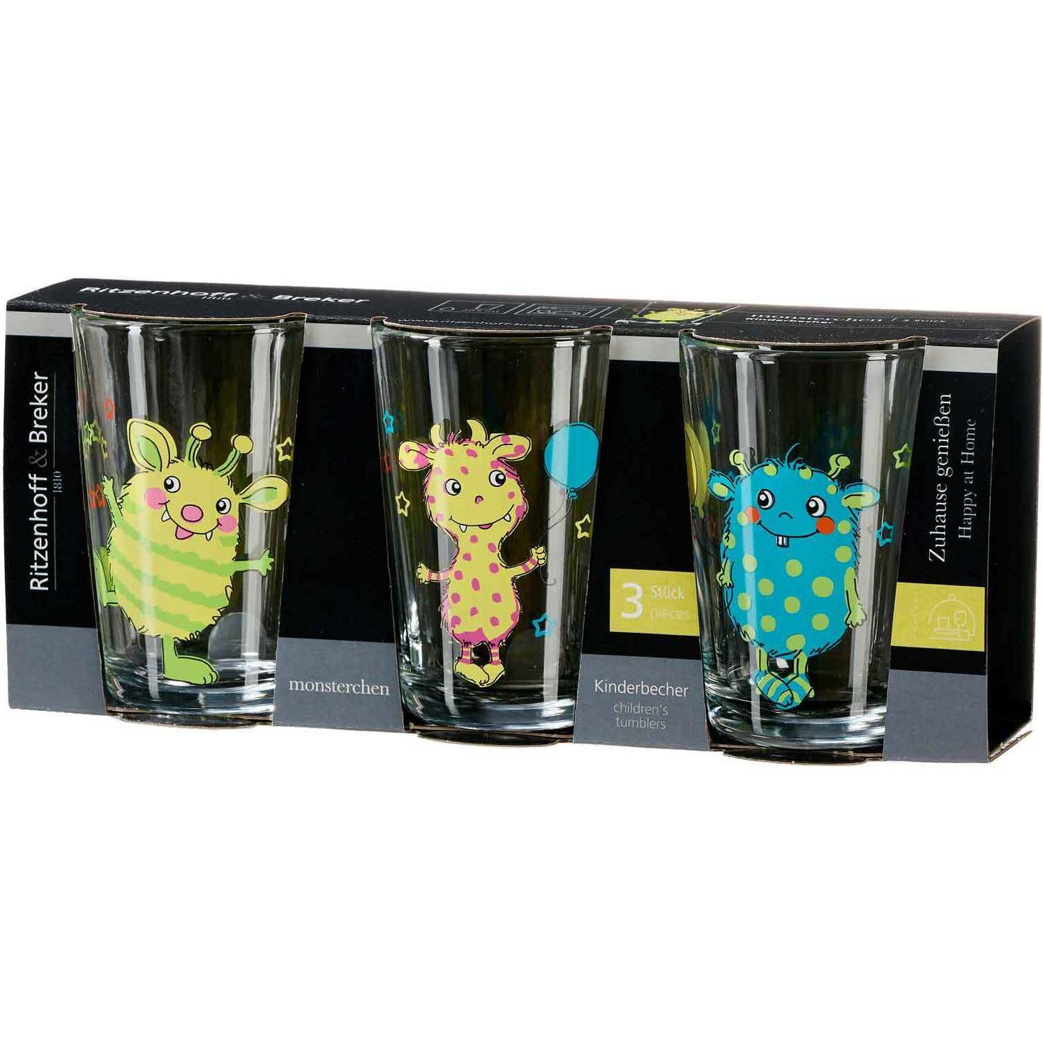 Thumbnail - Ritzenhoff & Breker, Kindergeschirr + Kinderbesteck, Kindergläser Monsterchen