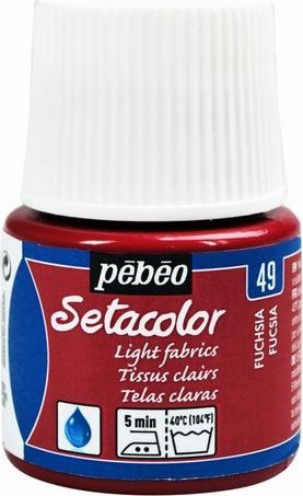 Immagine prodotto Pebeo Setacolor Tessuti Chiari (Fucsia, 45 ml)