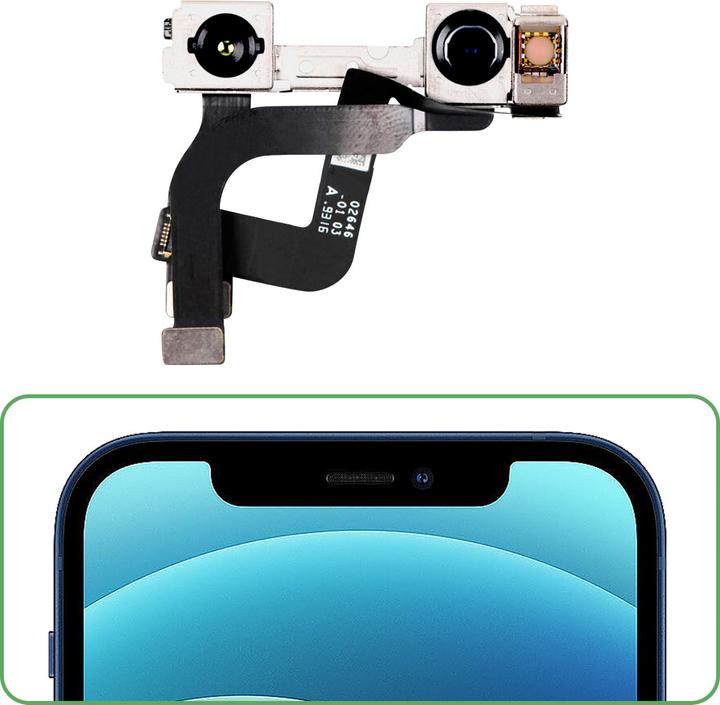 Produktbild Clappio Frontkamera Ersatzteil (iPhone 12 Pro)