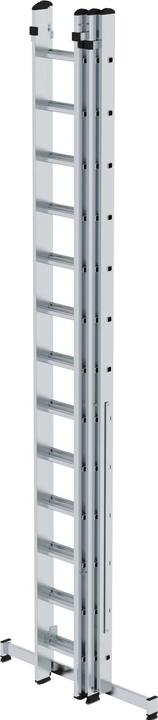Produktbild Munk Mehrzweckleiter 3-teilig mit nivello-Traverse 3x13 Sprossen (Mehrzweckleiter, 390 cm)