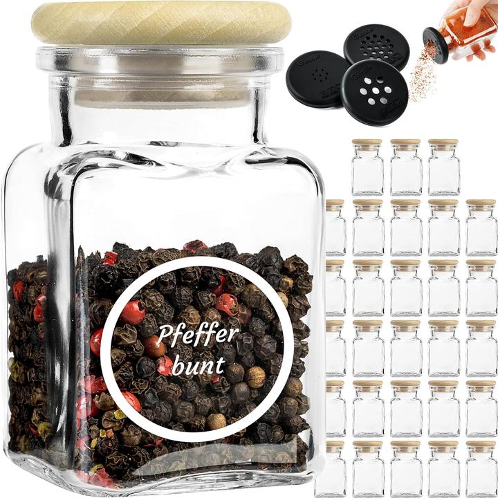 Actual product image Giessle 30 piece spice jars (0.15 l)
