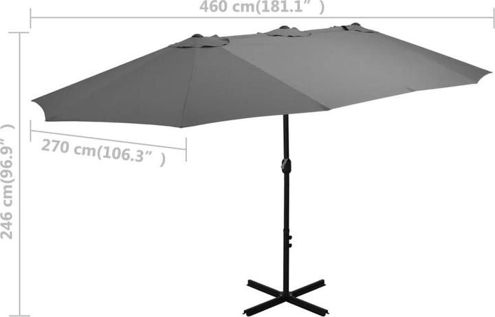 Produktbild vidaXL Sonnenschirm (2.70 m)
