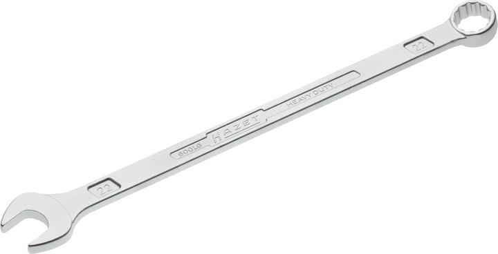 Actual product image HAZET Combination wrench ∙ extra long ∙ slim design 600LG-22 ∙ Outside 12-point traction profile ∙ … (22 mm)