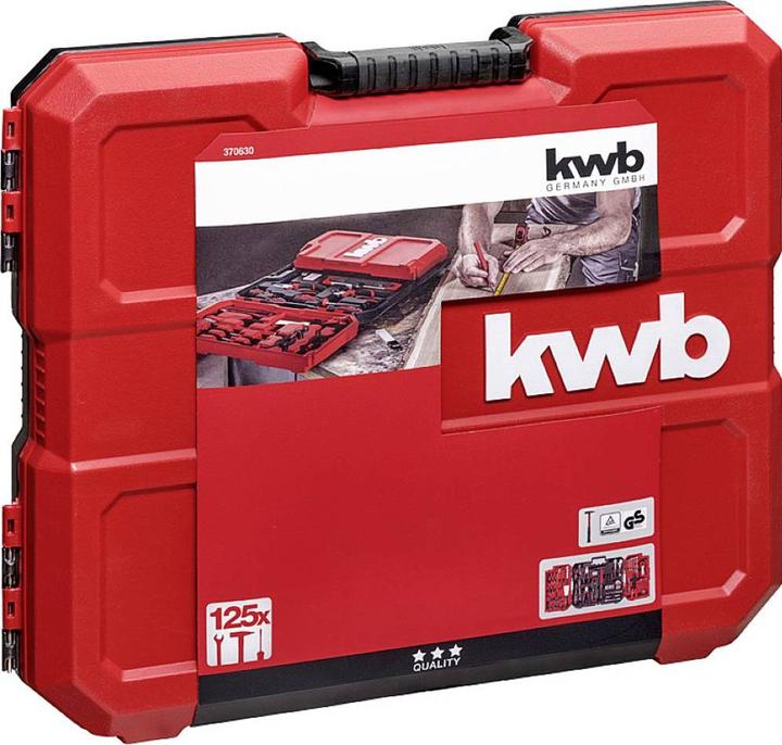 Actual product image kwb Toolbox (125 pieces)