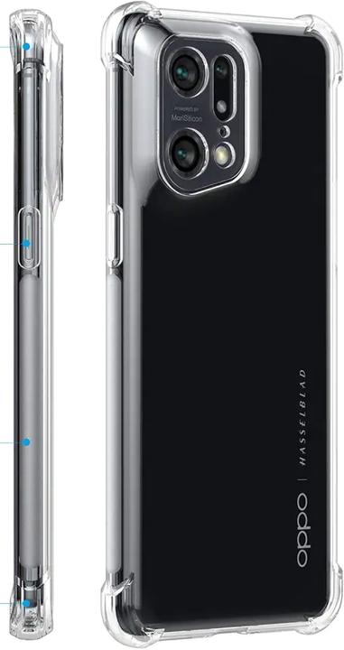 Actual product image Screenguard Crystal Soft Airbag Bumper (Oppo Find X5 Pro)