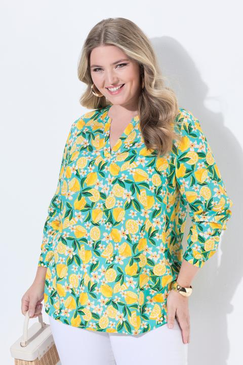 Produktbild Miamoda Bluse, Regular Fit, Muster, Langarm (56)