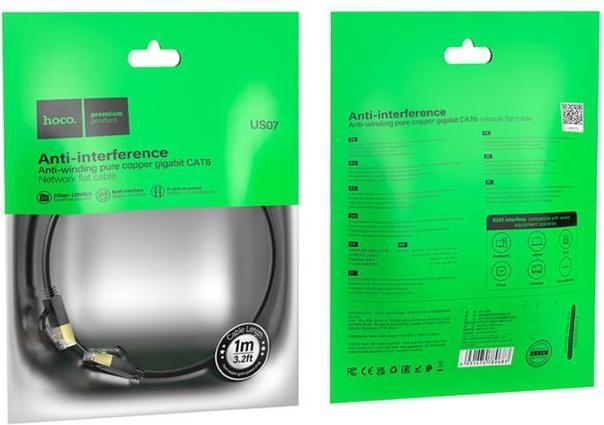 Actual product image Hoco US07 Network cable RJ45 (CAT6, 1 m)