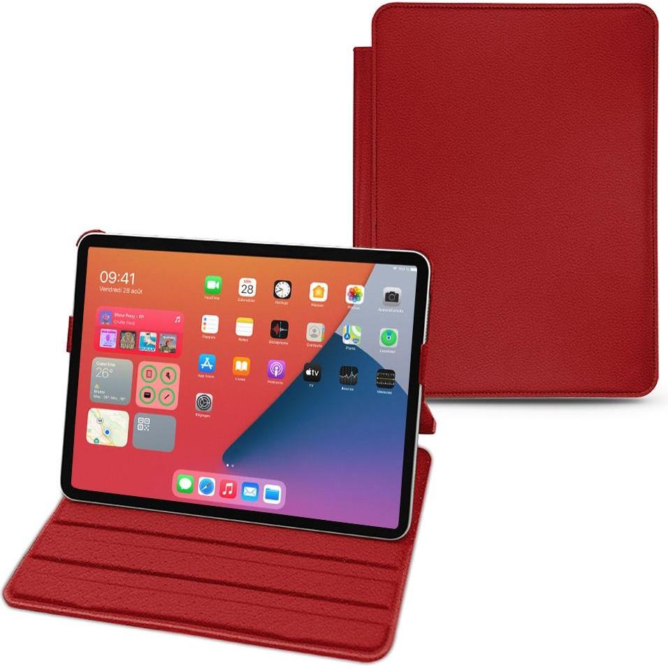 Noreve Lederschutzhülle horizontal (iPad mini 6), Tablet Hülle, Rot