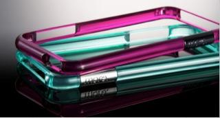 Produktbild more. Color Gem Lucent Bumper für iPhone 5/5S/SE Purple (Apple iPhone 5s, Apple iPhone 5, Apple iPhone SE)
