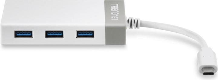 Actual product image Trendnet USB-HUB 4-port USB3.0 ultra-mini hub and USB-C (USB-C, 4 Ports)