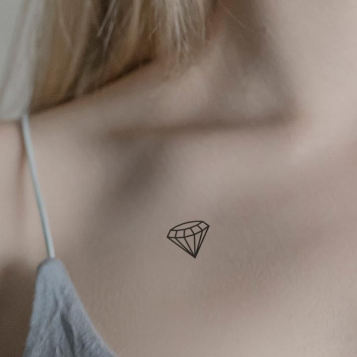 Actual product image minink Temporary tattoo - Diamond