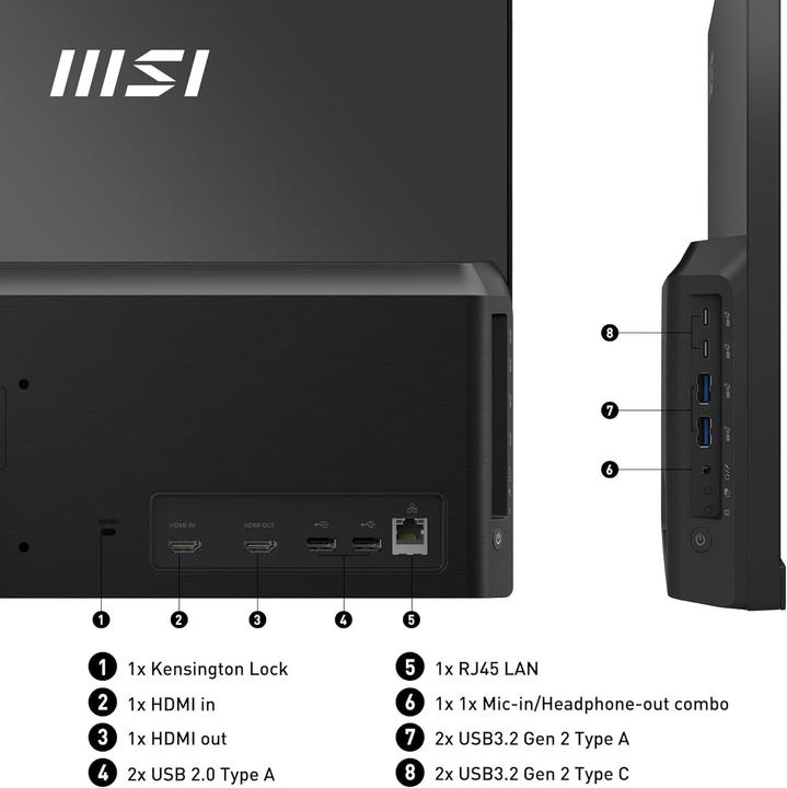 Image du produit MSI MODERN AM242 12M-1244IT 238" Intel Core Processor (512 Go, 8 Go, Intel Core i5-1235U)