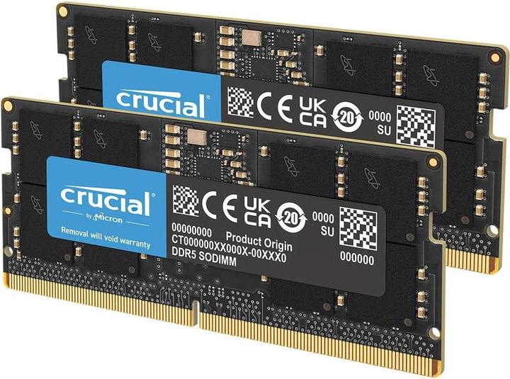Immagine prodotto Crucial CT2K32G56C46S5 (2 x 32GB, 5600 MHz, RAM DDR5, SO-DIMM)