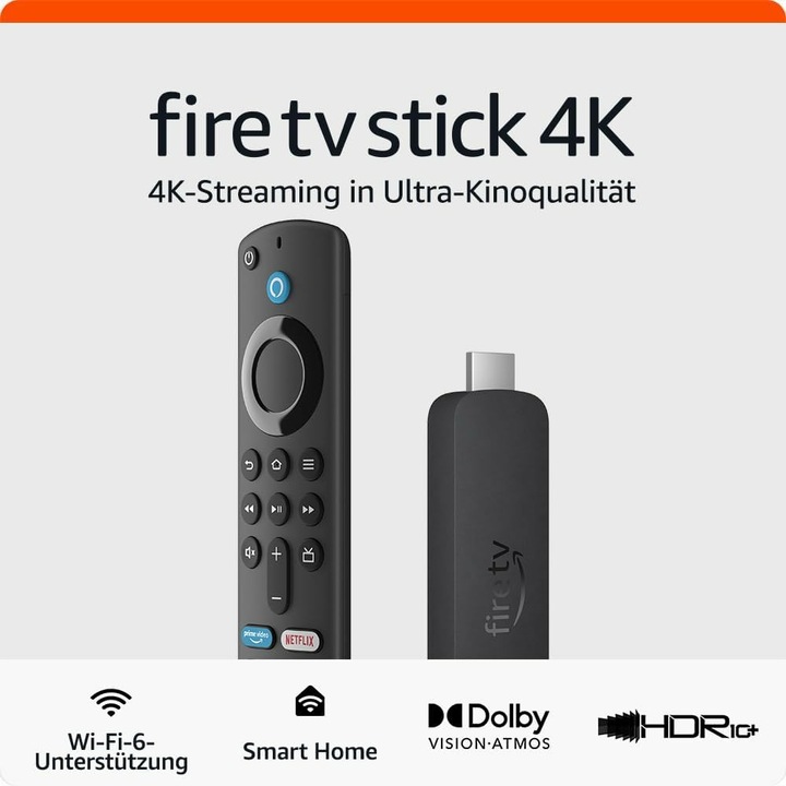 Actual product image Amazon Fire TV Stick 4K (8 GB, Fire OS)