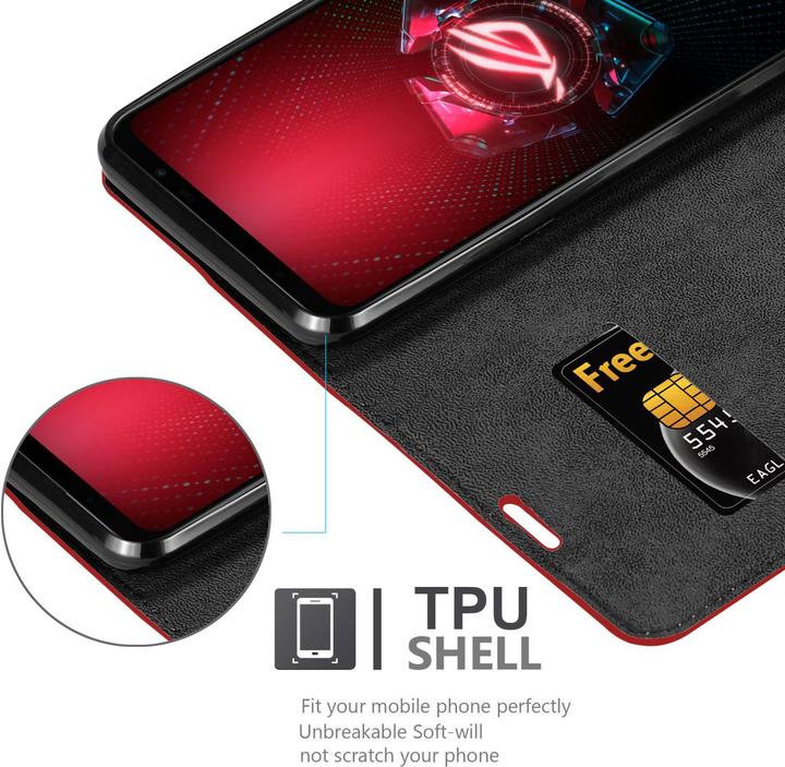 Productafbeelding Cadorabo Boek Invis. Magnetisch deksel (Asus ROG Phone 5)
