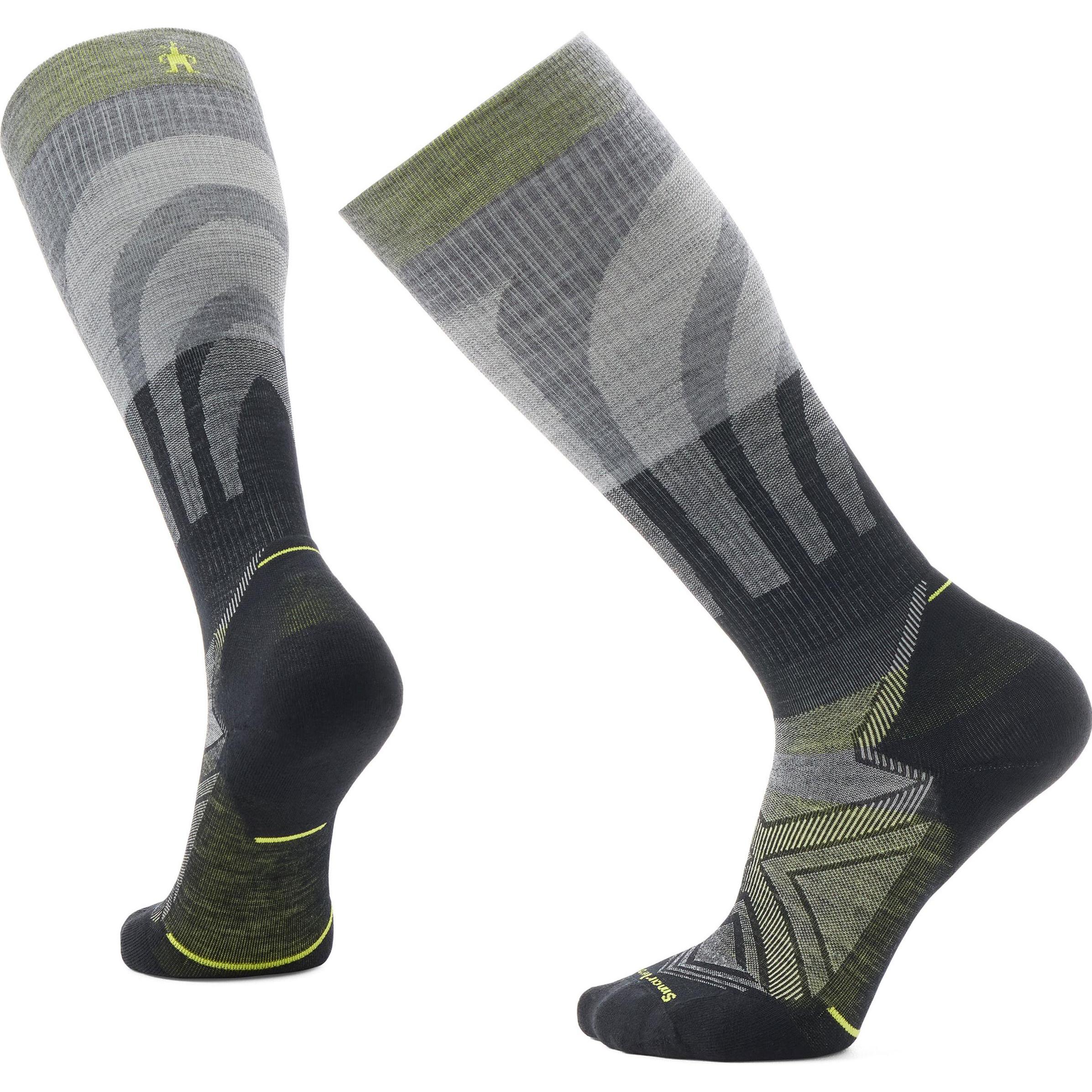 Smartwool, Herren, Sportsocken, Run Targeted Cushion Compression OTC Socks (42 - 45), Grau