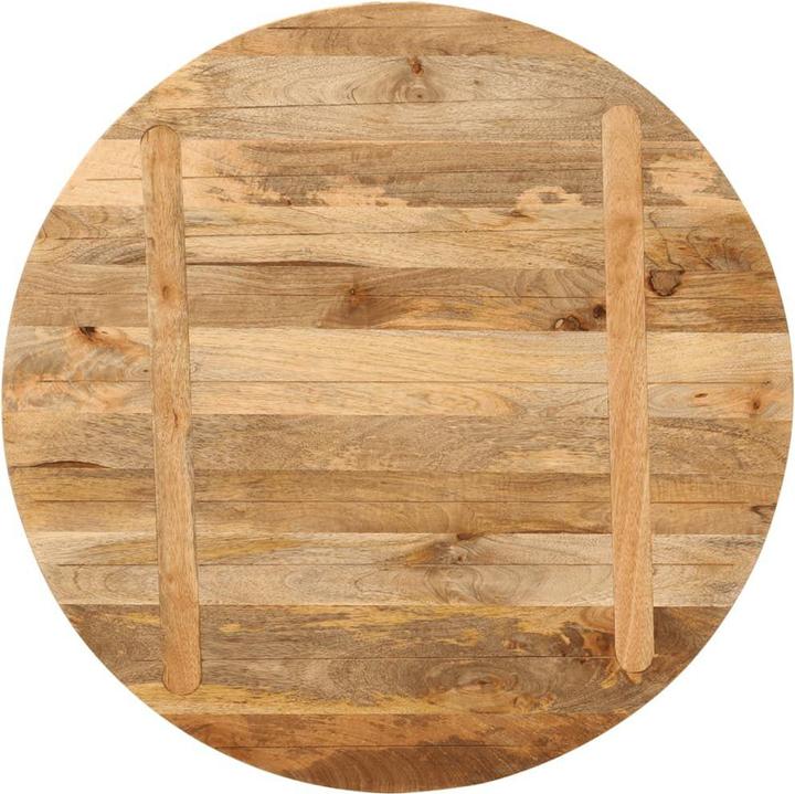 Produktbild VidaXL Tischplatte Holzplatte Massivholzplatte Ø 70x2,5cm Rund Massivholz Mango (70 x 2,5 cm)