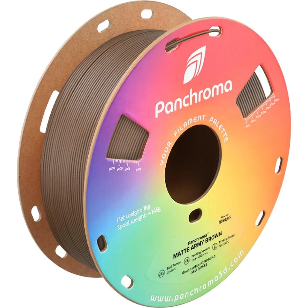 Polymaker Panchroma™ PLA Matte Army (PLA, Grün), 3D Filament, Grün