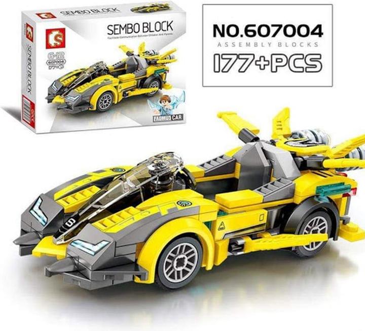 Actual product image Sembo Mini racing car