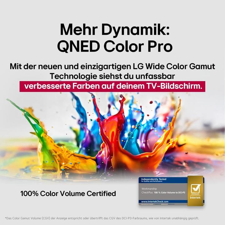 Produktbild LG 100QNED86A6 (100", Mini-LED, QNED, 4K, 2025)