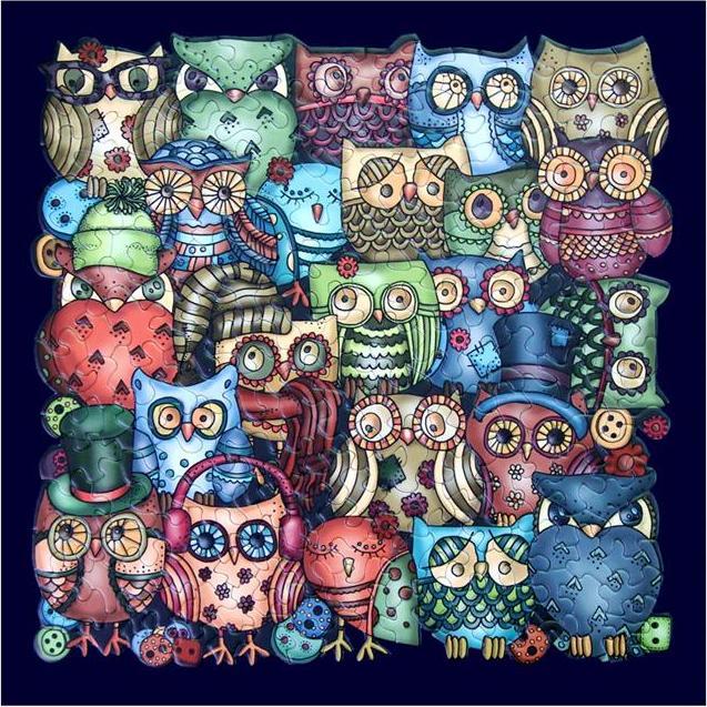 Immagine prodotto Curiosi Puzzle Palapeli "Gufi" - 211p (211 pezzi)