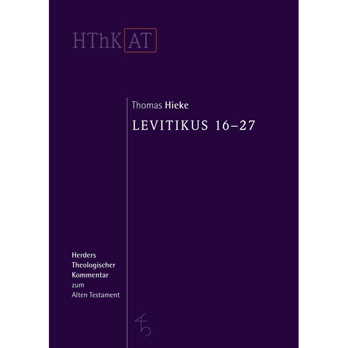 Levitikus 16-27, Fachbücher von Leviticus 16-27