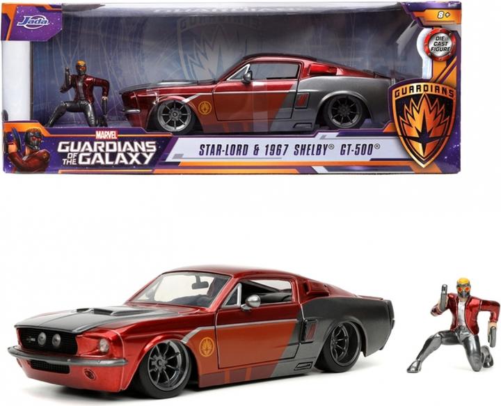 Image du produit Jada Marvel Star Lord 1967 Ford Mustang 1:24