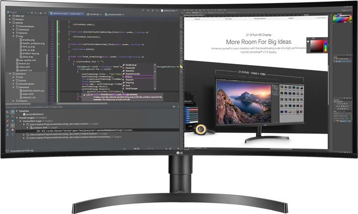 Actual product image LG 34WN80C-B (3440 x 1440 pixels, 34")