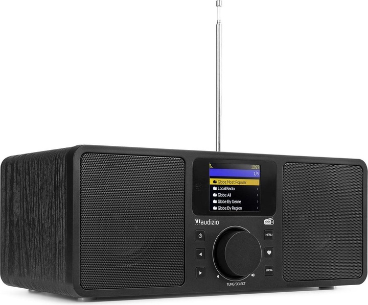 Produktbild Audizio Internet Radio Rome Schwarz (DAB+, Internetradio, FM, Bluetooth)