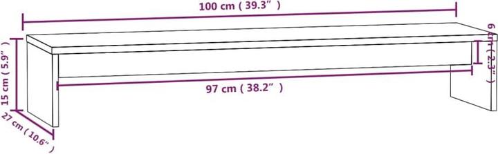 Image du produit vidaXL Monitorständer
