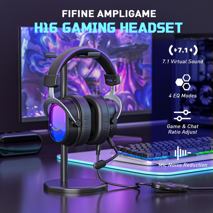 Actual product image Fifine H16 Gaming Headset