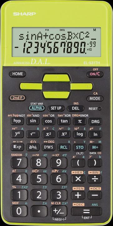 Actual product image Sharp EL-531TH-GR (Batteries)