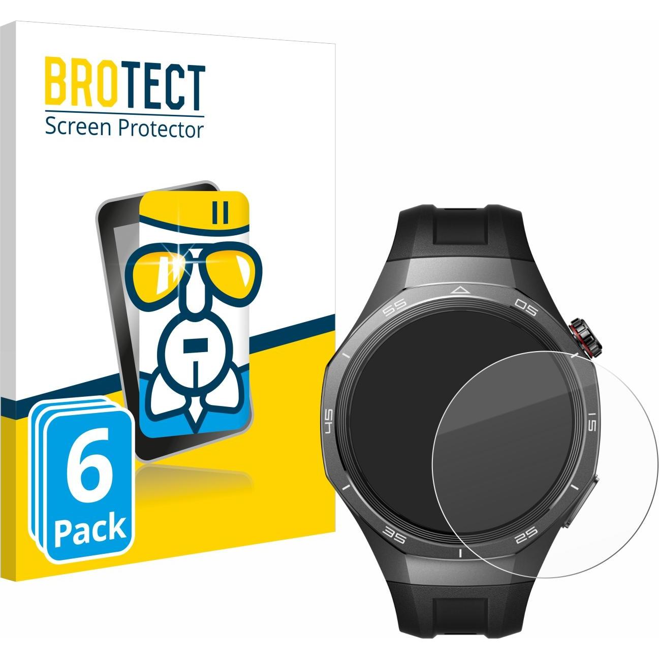 BROTECT Schutzglas Schutzfolie Glas Folie Displayschutz klar, Smartwatch Schutzfolie, Transparent