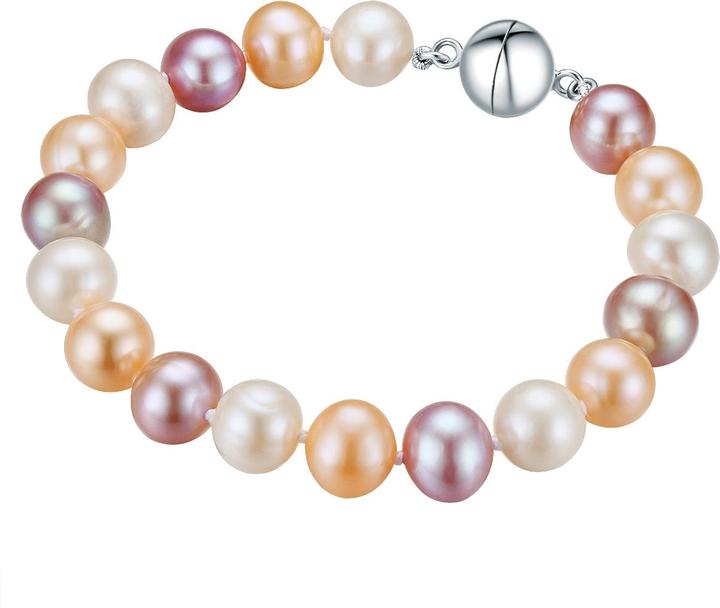 Valero Pearls Damen Sterling Silber Süsswasser-Zuchtperle Silber - 32998